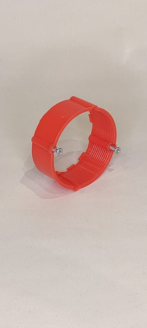 Pierścień dystansowy PK-60 24mm z wkrętami czerwony IP20