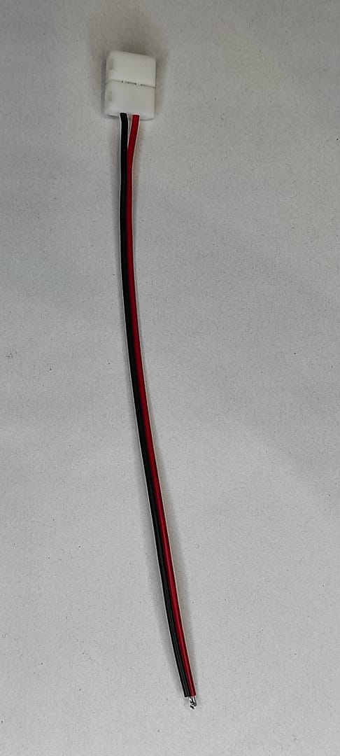 Złączka LED 8mm jednostronna z przewodem