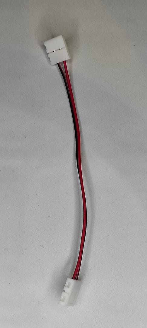 Złączka LED 10mm dwustronna z przewodem