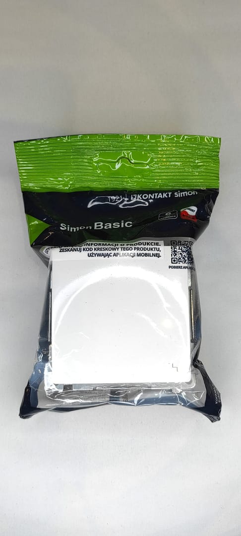 Simon Basic Łącznik schodowy biały